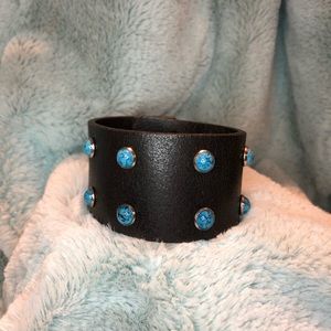 Bracelet - Handmade from genuine leather belt